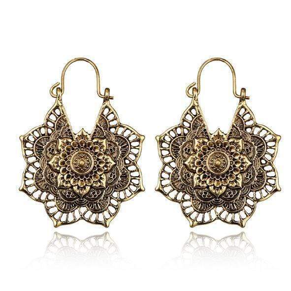 Mandala Drop Earrings