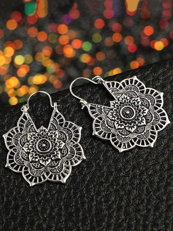 Mandala Drop Earrings