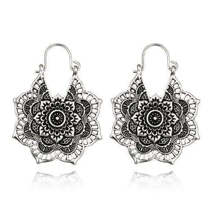 Mandala Drop Earrings