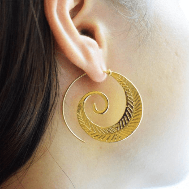 Tranquility Spiral Earrings (2 Colors)