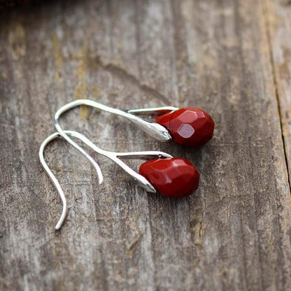 Vintage Natural Stone Earrings