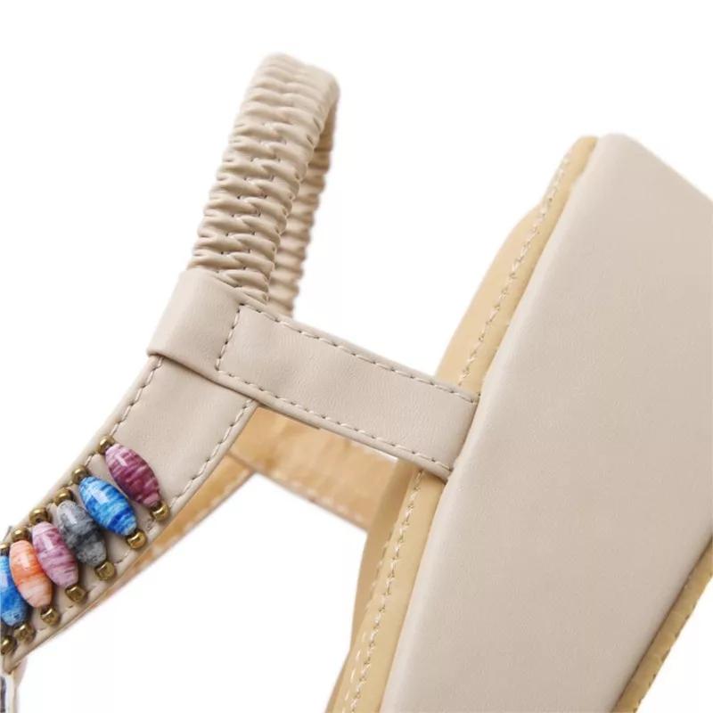 Eden Colorful Wedges Sandals