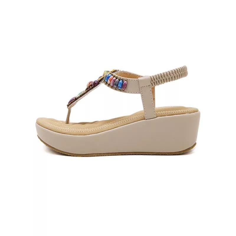 Eden Colorful Wedges Sandals