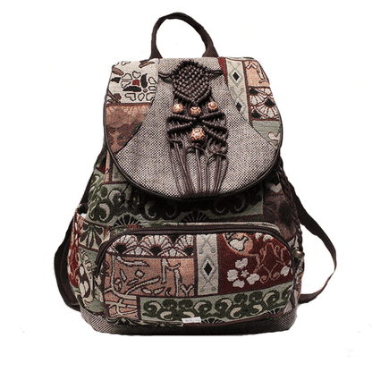 Embroidered Tribal Backpack