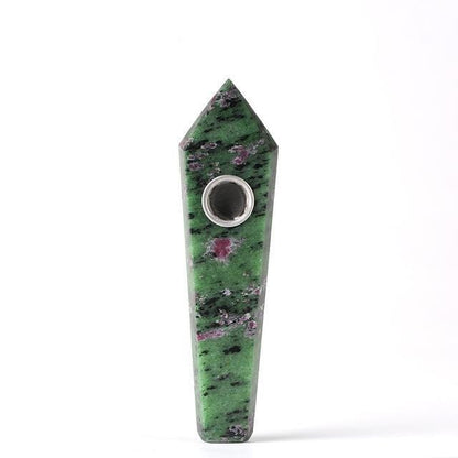 Epidote Crystal Pipe