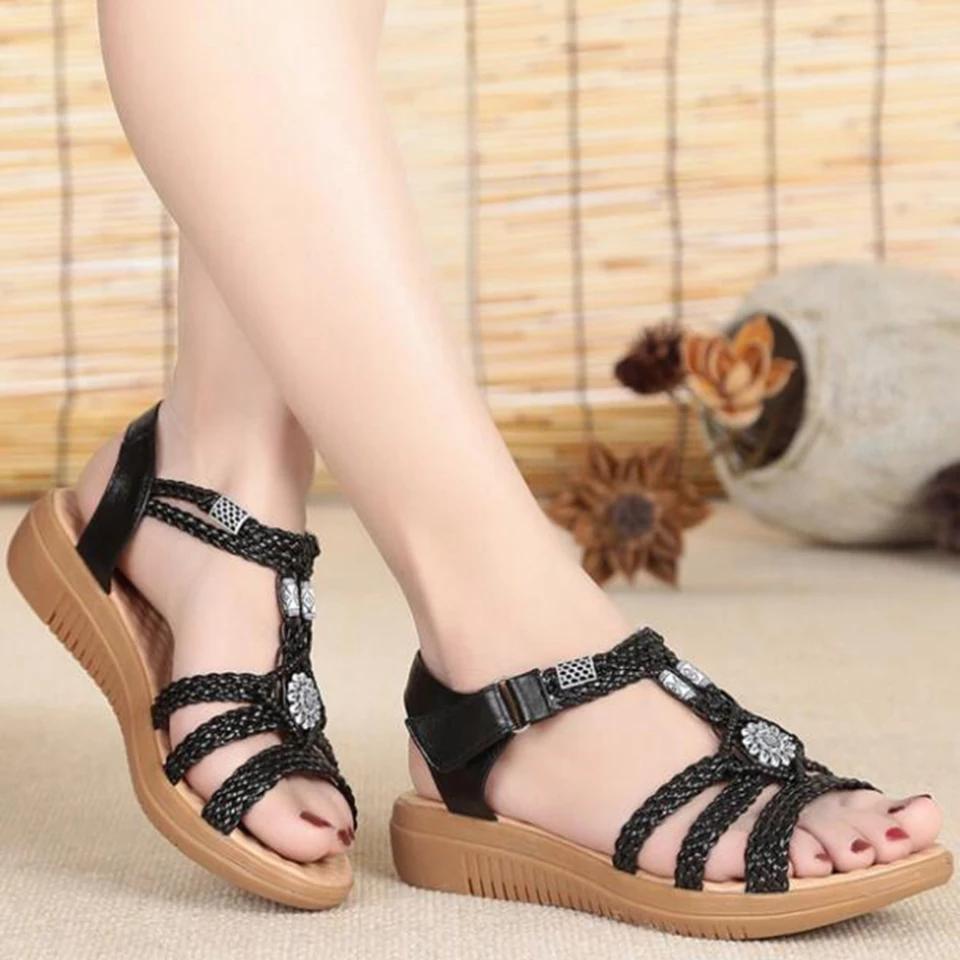 Ethnic Style Wedges Sandals