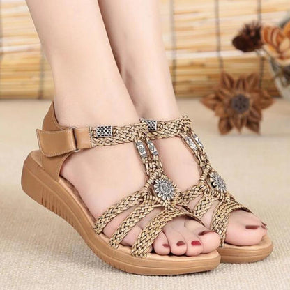 Ethnic Style Wedges Sandals