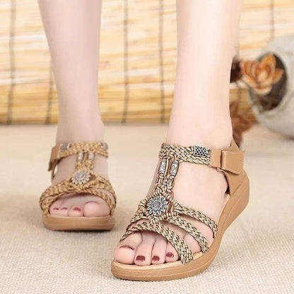 Ethnic Style Wedges Sandals