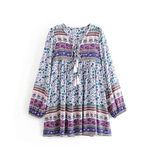 Fatima Boho Mini Dress