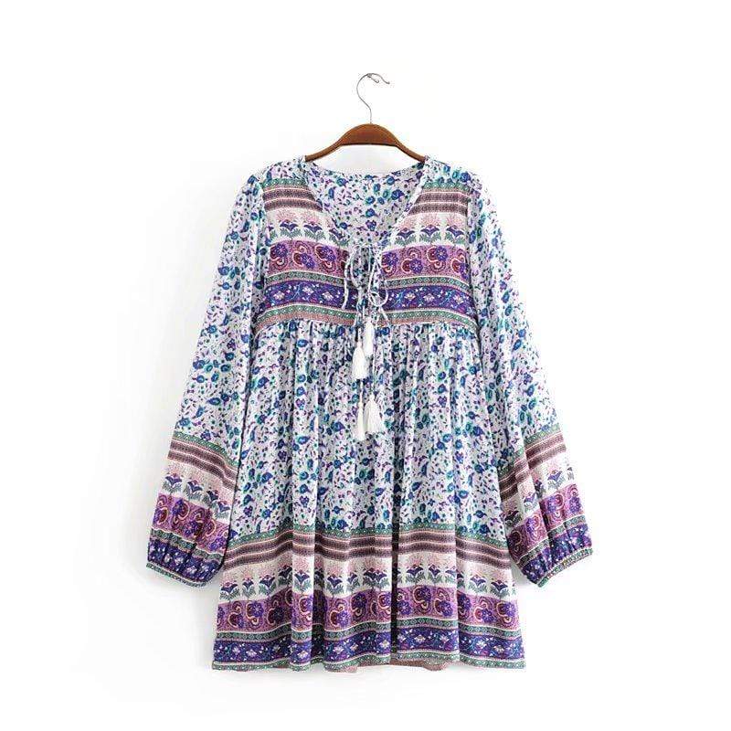 Fatima Boho Mini Dress