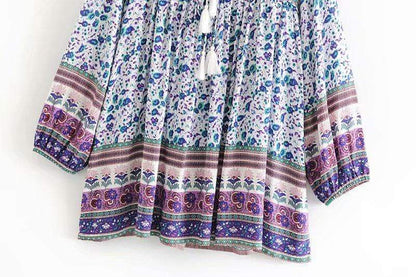 Fatima Boho Mini Dress