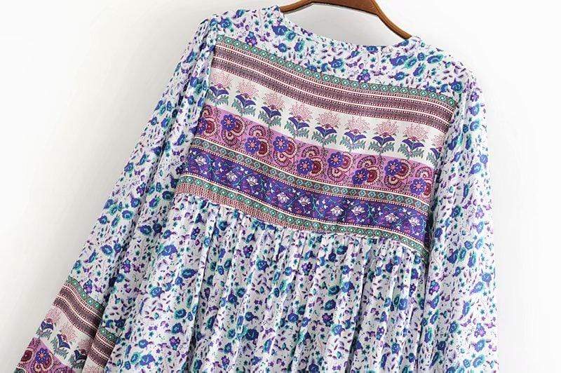 Fatima Boho Mini Dress