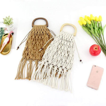 Fia Handmade Woven Rope Bag