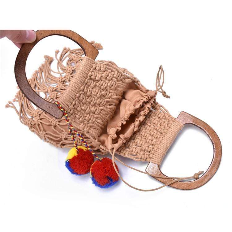 Fia Handmade Woven Rope Bag