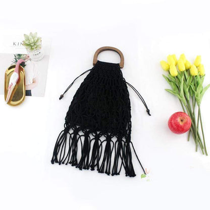 Fia Handmade Woven Rope Bag