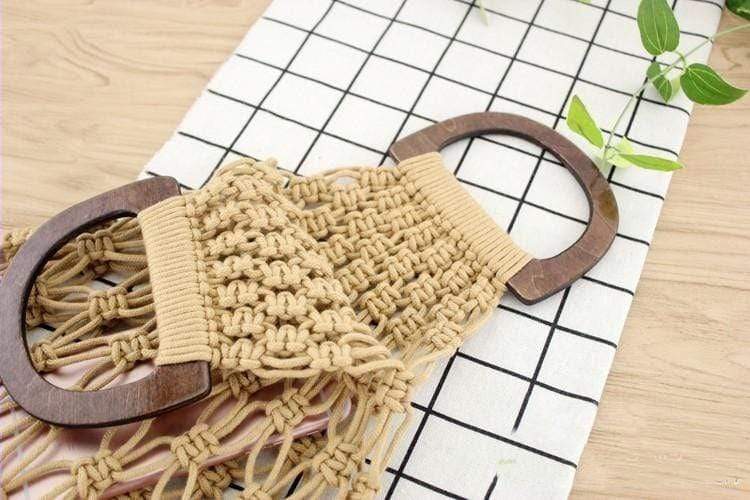 Fia Handmade Woven Rope Bag