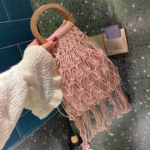 Fia Handmade Woven Rope Bag