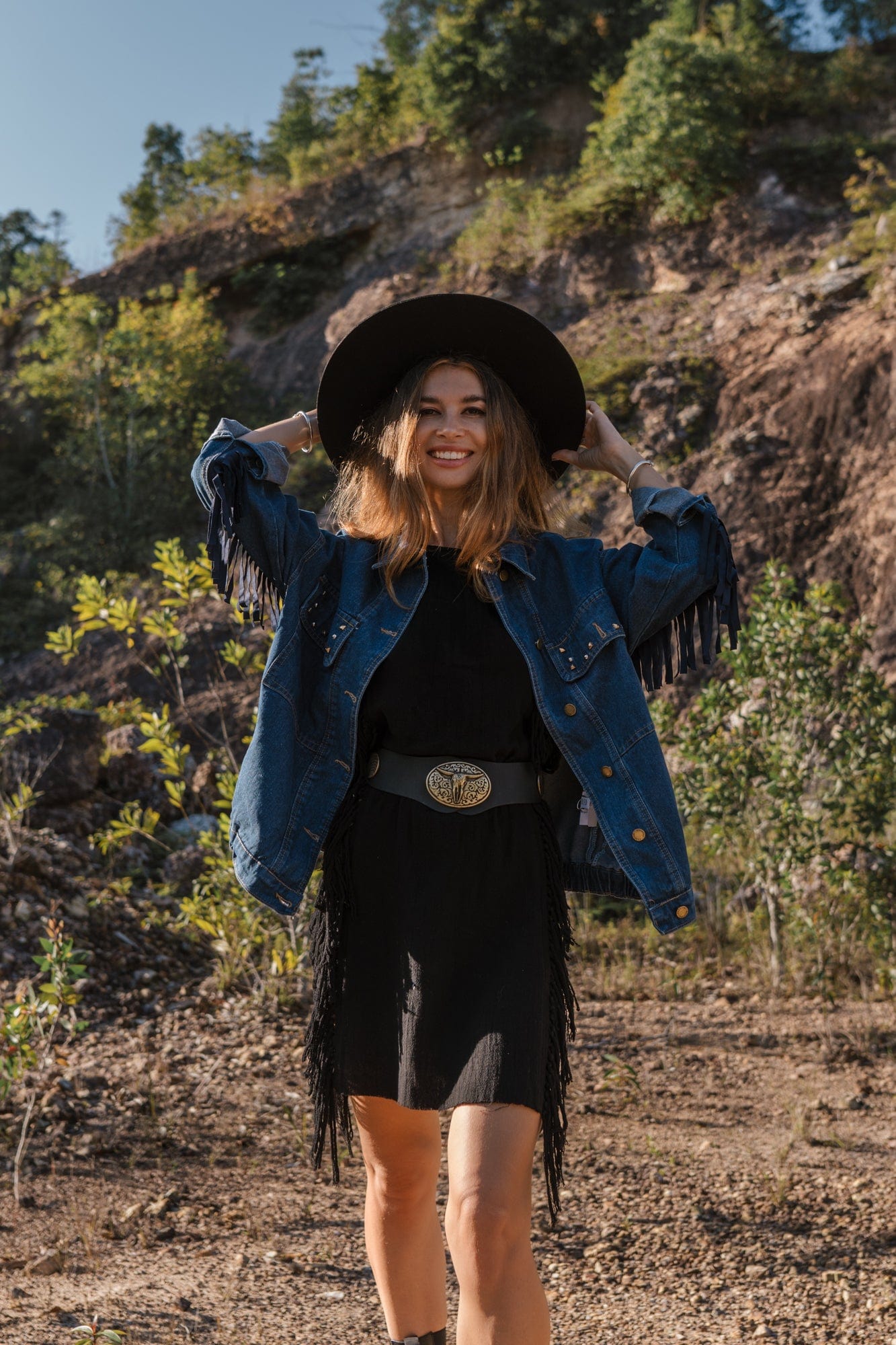 Floral Embroidered Denim Jacket