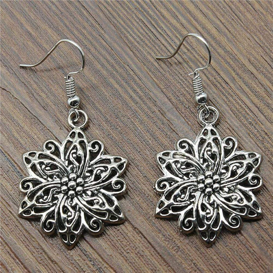 Flower Drop Earrings