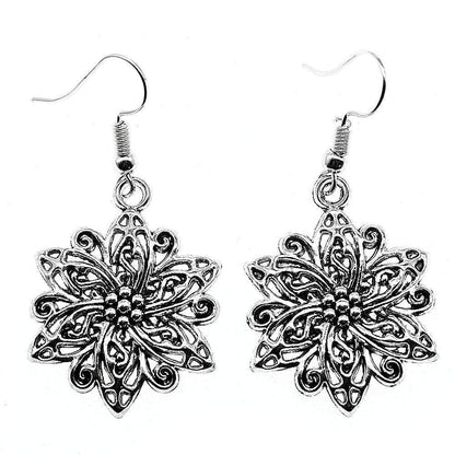 Flower Drop Earrings