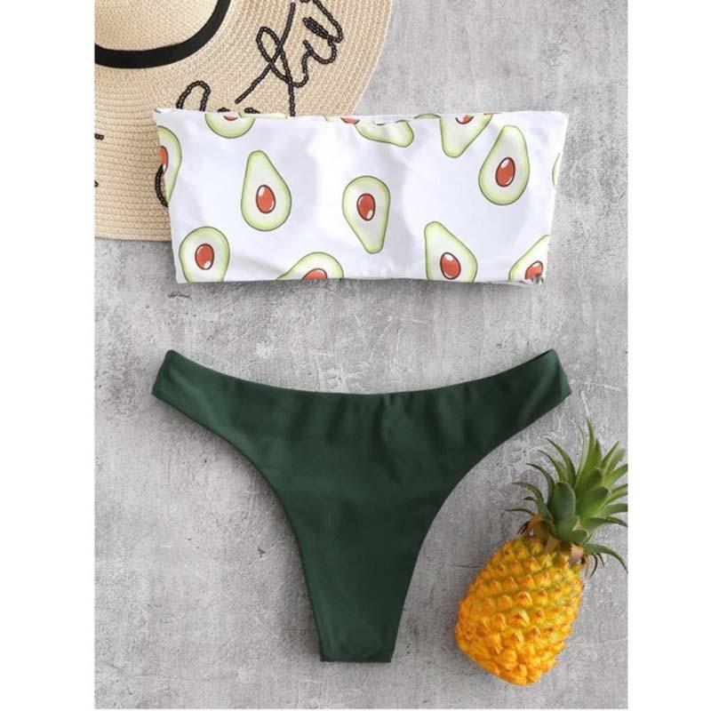 Avocado Garden Bikini Set