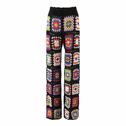 Handmade Colorful Floral Pants