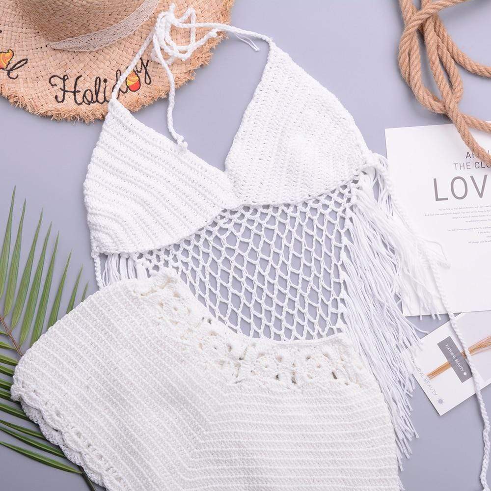 Haven Fishnet Bikini Set