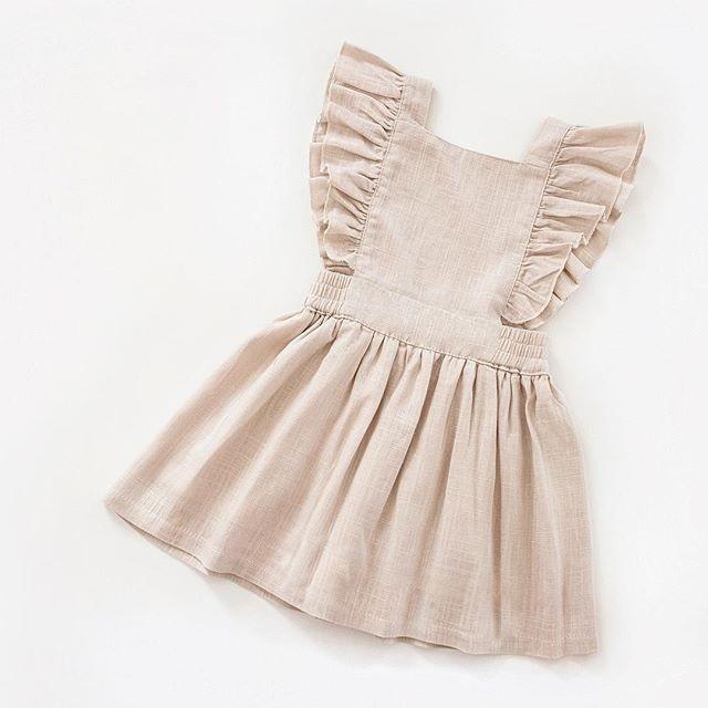 Honor Beige Baby Girl and Toddler Dress