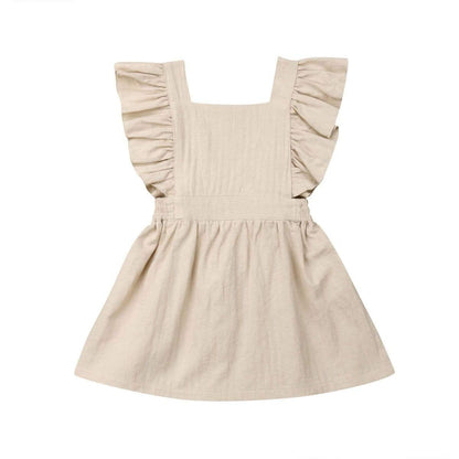 Honor Beige Baby Girl and Toddler Dress