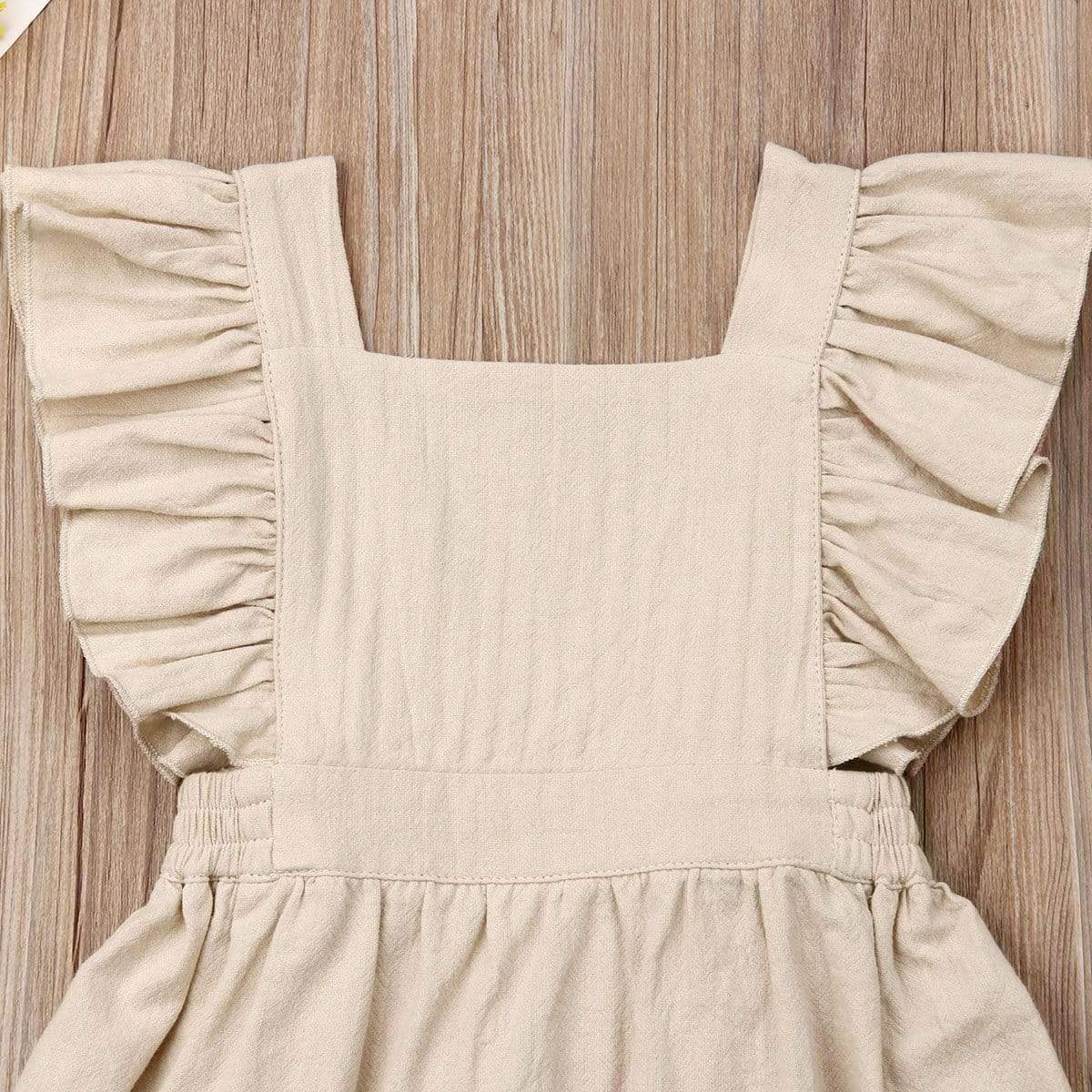 Honor Beige Baby Girl and Toddler Dress