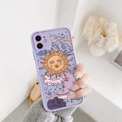 Sun and Moon Faces Phone Case