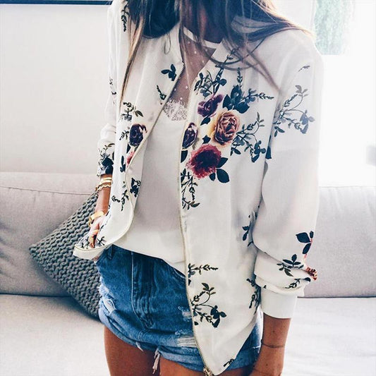 Alisha Floral Bomber Jacket