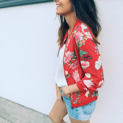 Alisha Floral Bomber Jacket