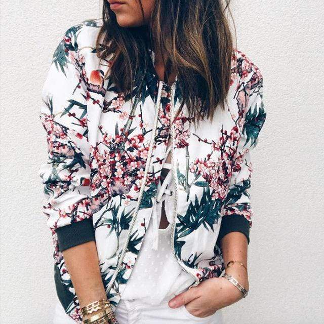 Alisha Floral Bomber Jacket