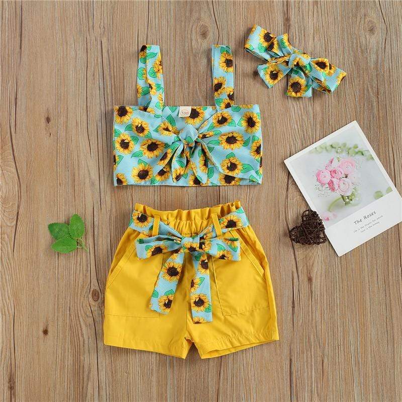 Janis Sunflower Toddler Set