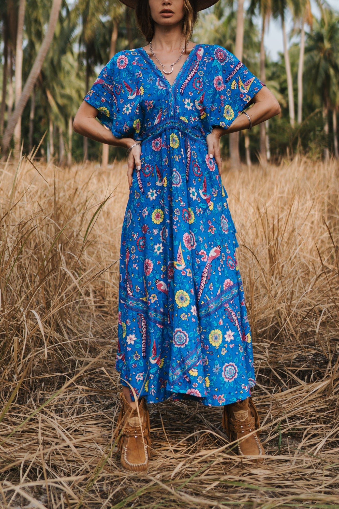 JETTA Maxi Dress - Blue