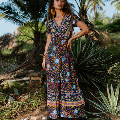 Joseph Bohemian Wrap Maxi Dress