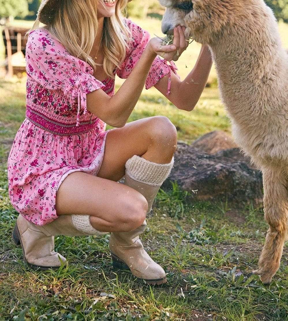 Kaila Mini Dress in Pink