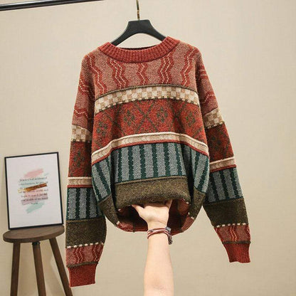 Kalea Retro Knitted Sweater