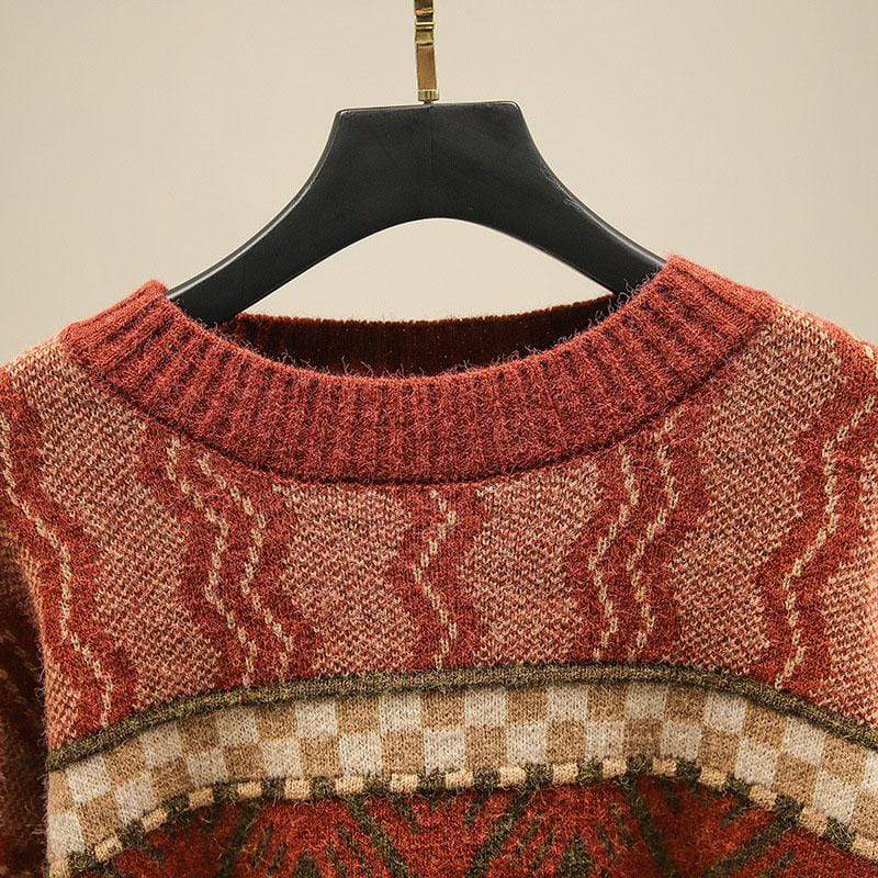 Kalea Retro Knitted Sweater