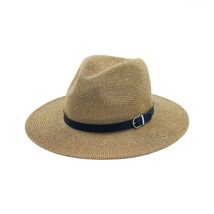 Black Belted Panama Hat