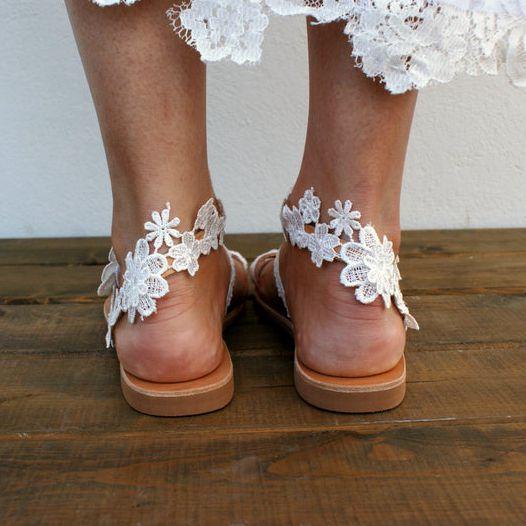 Lace Floral Sandals