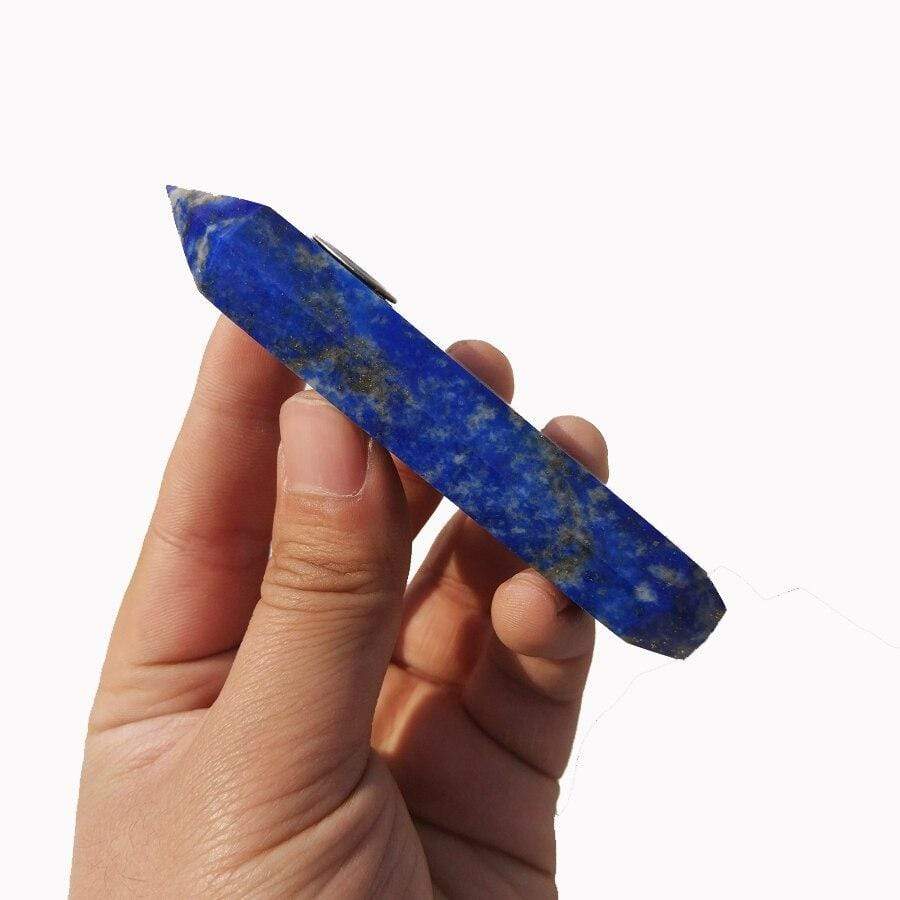 Lapis Lazuli Crystal Pipe