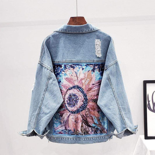 Layana Cowboy Style Denim Jacket