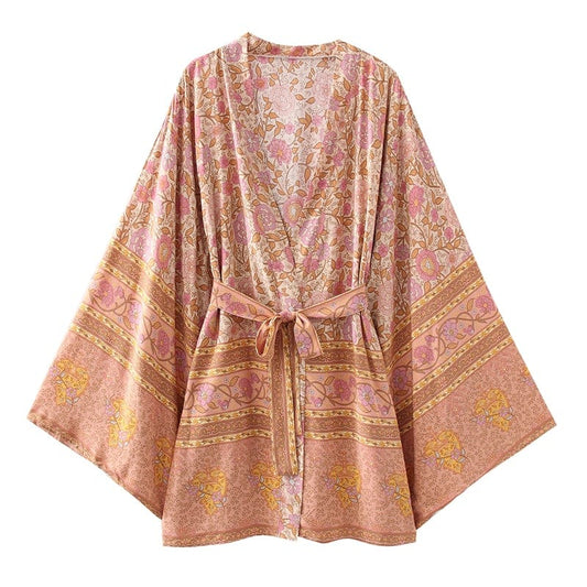 Leah Kimono in Light Pink