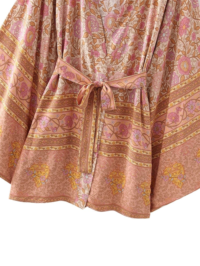 Leah Kimono in Light Pink