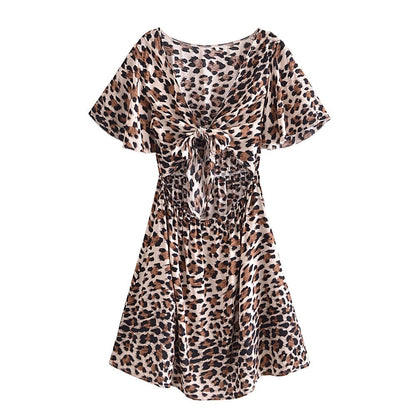 Animal Print Mini Dress