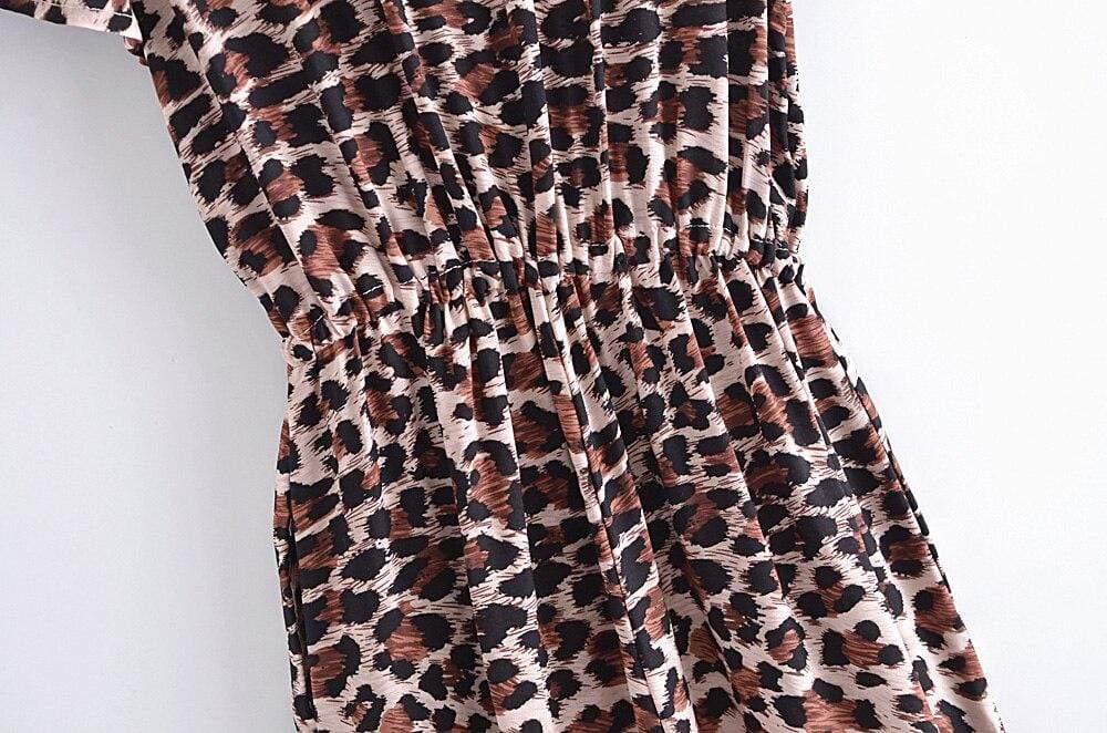 Leopard Print Romper