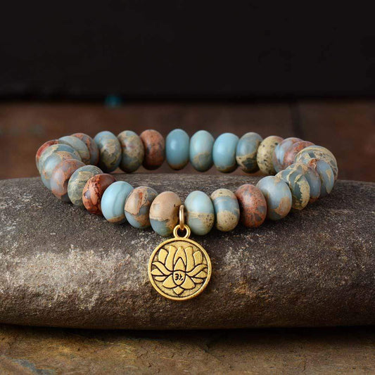 Lotus Charm Bracelet