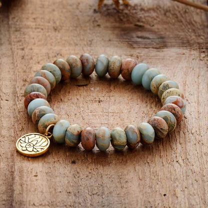 Lotus Charm Bracelet